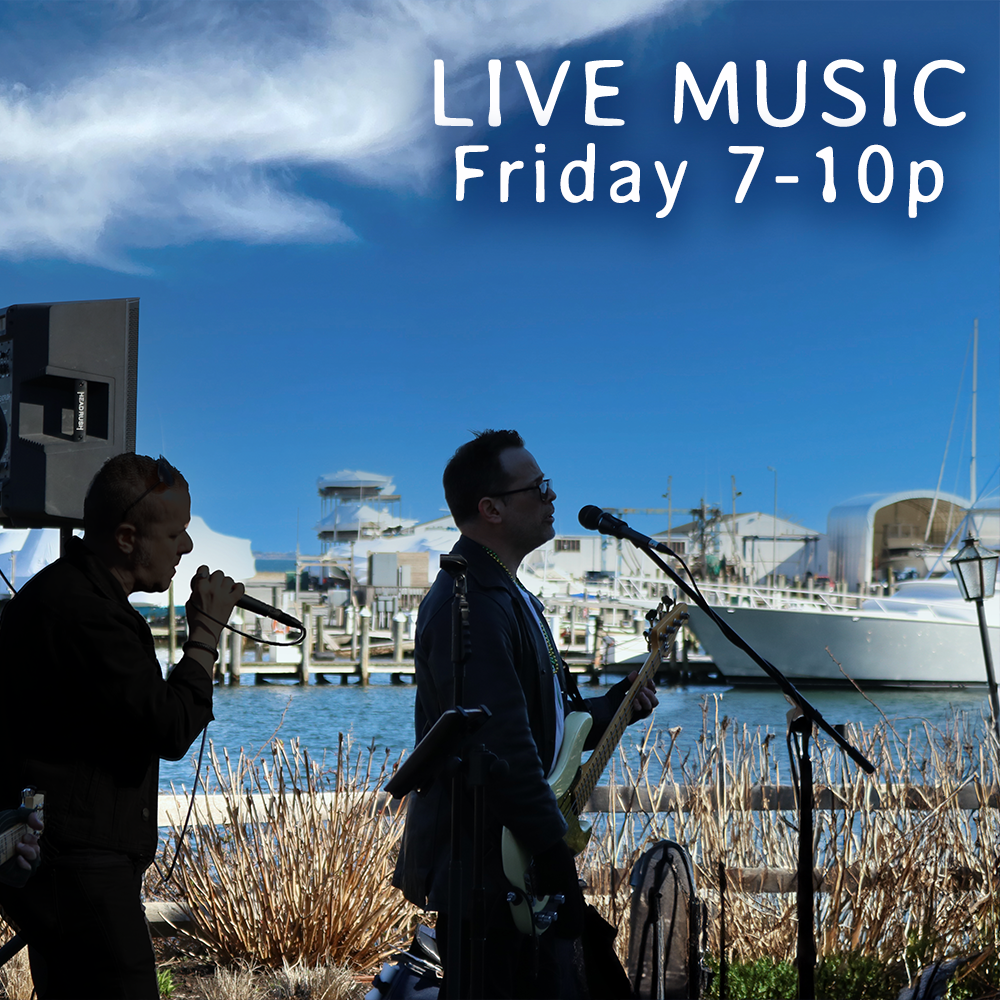 Live music every Friday from 7-10pm