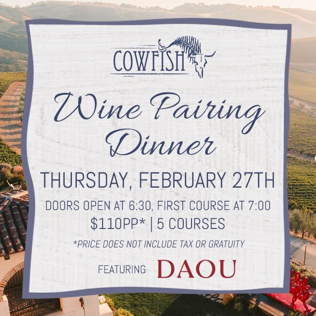 Cowfish Wine Dinner